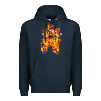 Navy goku super sayan Premium Hoodie - artisFamous