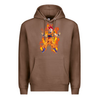 Chestnut goku super sayan Premium Hoodie - artisFamous