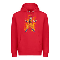 Red goku super sayan Premium Hoodie - artisFamous