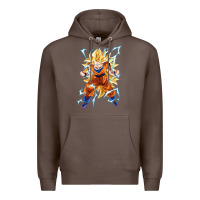 Coffee super saiyan Premium Hoodie - artisFamous