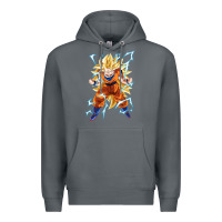 Rock super saiyan Premium Hoodie - artisFamous