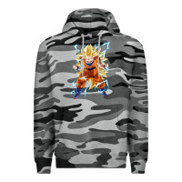 Slate Camo super saiyan Premium Hoodie - artisFamous