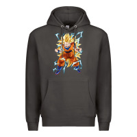 Smoke super saiyan Premium Hoodie - artisFamous