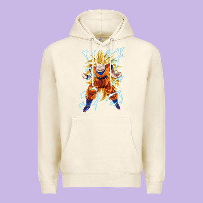Super Saiyan Premium Hoodie Designed By Artisfamous