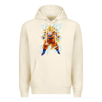 Tofu super saiyan Premium Hoodie - artisFamous