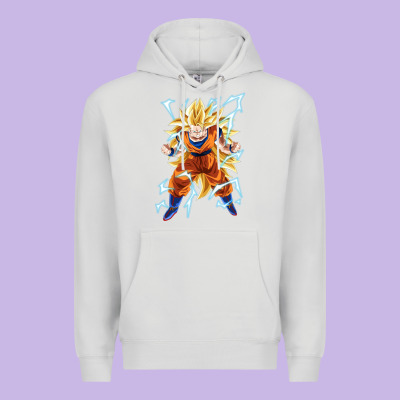 Super Saiyan Premium Hoodie Designed By Artisfamous