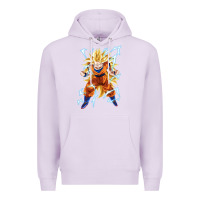 Lilac super saiyan Premium Hoodie - artisFamous