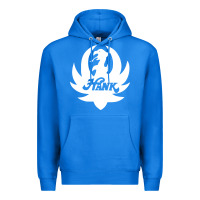 True Royal white and black hank art Premium Hoodie - artisFamous