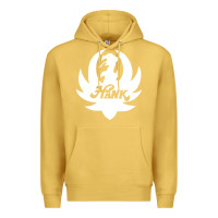 Antique Gold white and black hank art Premium Hoodie - artisFamous