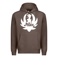 Coffee white and black hank art Premium Hoodie - artisFamous