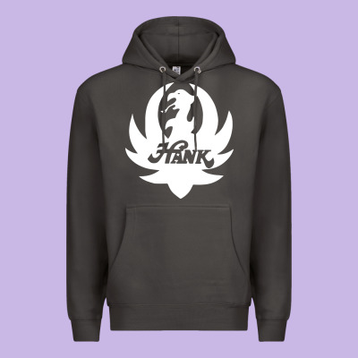 White And Black Hank Art Premium Hoodie Designed By Artisfamous