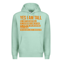 Seafoam yes i am tall Premium Hoodie - artisFamous