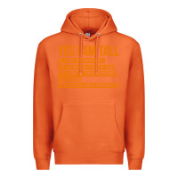 Carrot yes i am tall Premium Hoodie - artisFamous