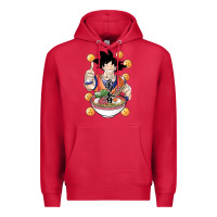 Cardinal Saiyan Ramen Premium Hoodie - artisFamous