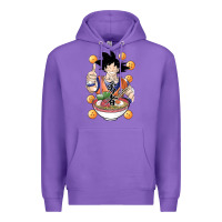 Purple Saiyan Ramen Premium Hoodie - artisFamous