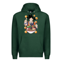 Sports Green Saiyan Ramen Premium Hoodie - artisFamous