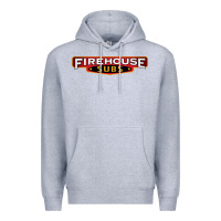 Heather Grey firehouse subs Premium Hoodie - artisFamous
