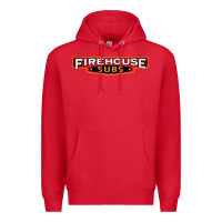 Red firehouse subs Premium Hoodie - artisFamous