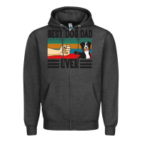 Charcoal Heather Best Dog Dad Ever Zipper Hoodie - Bettercallsaul