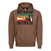 Chestnut Best Dog Dad Ever Zipper Hoodie - Bettercallsaul