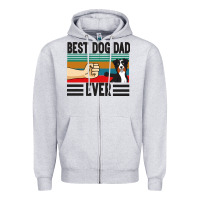 Heather Grey Best Dog Dad Ever Zipper Hoodie - Bettercallsaul