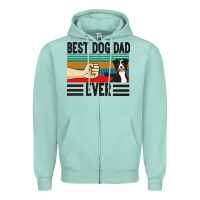 Seafoam Best Dog Dad Ever Zipper Hoodie - Bettercallsaul