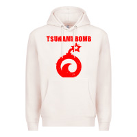 Pale Pink tsunami bomb trust no one Premium Hoodie - artisFamous