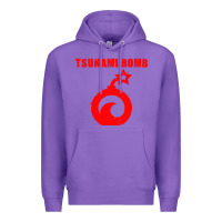 Purple tsunami bomb trust no one Premium Hoodie - artisFamous