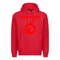 Red tsunami bomb trust no one Premium Hoodie - artisFamous
