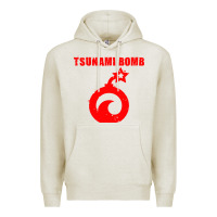 Oatmeal Heather tsunami bomb trust no one Premium Hoodie - artisFamous