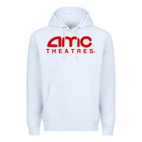 White cinema amc theaters merch Premium Hoodie - artisFamous