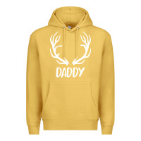 Antique Gold Daddy Deer Premium Hoodie - artisFamous