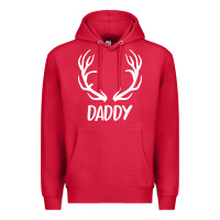 Cardinal Daddy Deer Premium Hoodie - artisFamous