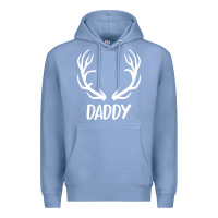 Colony Blue Daddy Deer Premium Hoodie - artisFamous