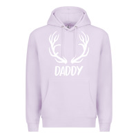Lilac Daddy Deer Premium Hoodie - artisFamous