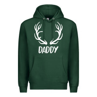 Sports Green Daddy Deer Premium Hoodie - artisFamous