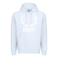 White Daddy Deer Premium Hoodie - artisFamous