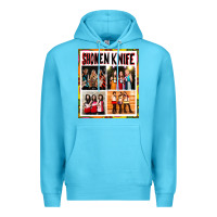 Ocean Blue Shonen knife Premium Hoodie - artisFamous