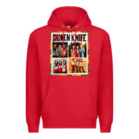 Red Shonen knife Premium Hoodie - artisFamous