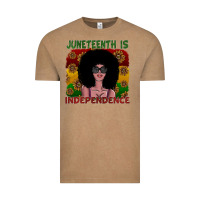 Vintage Coffee juneteenth is independence Vintage Tee - SublimationCraftShop