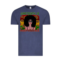 Vintage Denim juneteenth is independence Vintage Tee - SublimationCraftShop