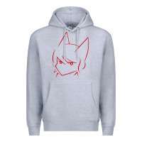 Heather Grey Aphmau Sketch Premium Hoodie - artisFamous