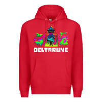 Red Deltarune Premium Hoodie - artisFamous
