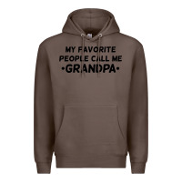 Coffee my favorite people call me grandpa black Premium Hoodie - artisFamous