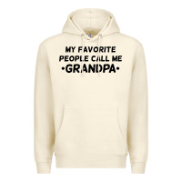 Sandshell my favorite people call me grandpa black Premium Hoodie - artisFamous