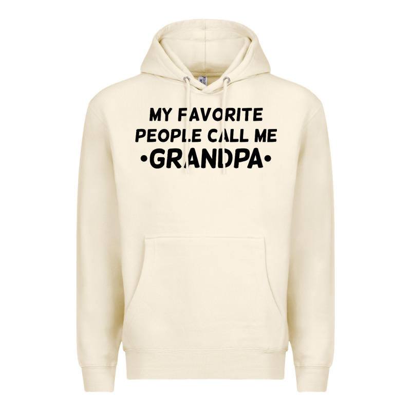 My Favorite People Call Me Grandpa Black Premium Hoodie by artisFamous | Teevron