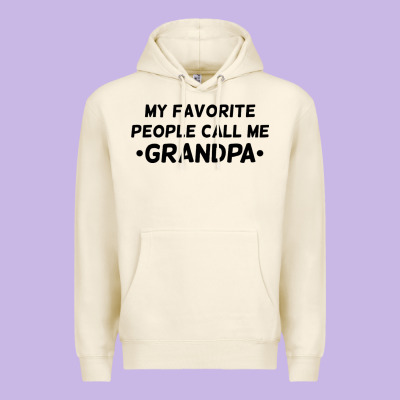 My Favorite People Call Me Grandpa Black Premium Hoodie Designed By Artisfamous
