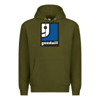 Army Green Goodwill Premium Hoodie - artisFamous