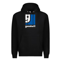 Black Goodwill Premium Hoodie - artisFamous