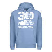 Colony Blue 30 years of diy 924 gilman streets Premium Hoodie - artisFamous